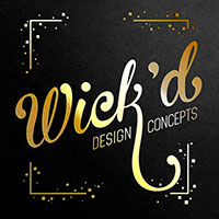 Wick'd Design Concepts Logo